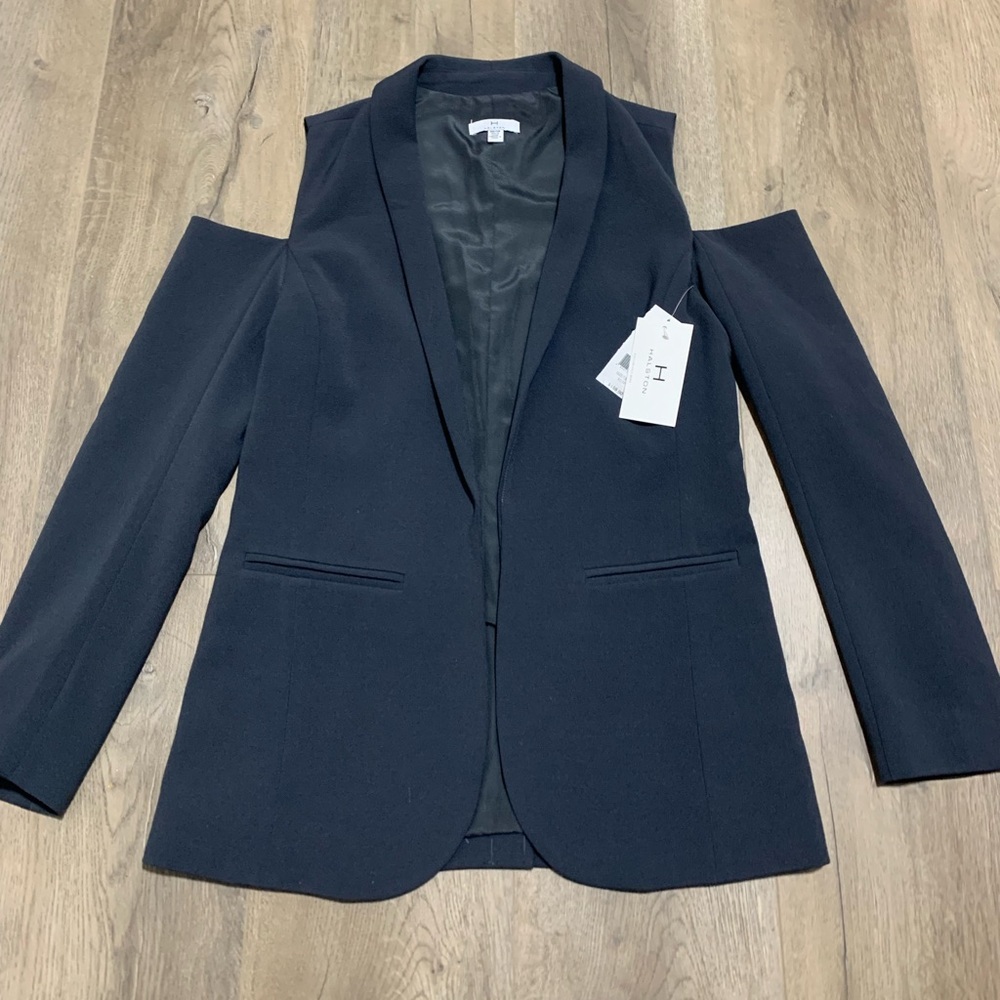 HALSTON Navy Blue Blazer